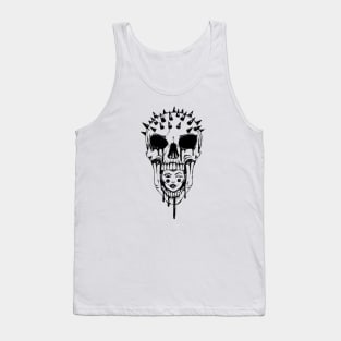 skull and beauty Tank Top